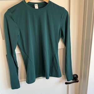 Lululemon Athletica Deep Green Long Sleeve Top